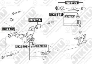Опора Шаровая Jikiu Jb26841 Jikiu JB26841