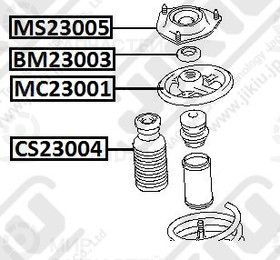Проставка Пружины Mitsubishi Lancer Cs 2000-2009 Jikiu MC23001