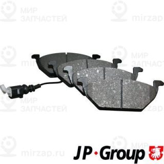 Комплект тормозных колодок (дисковый тормоз) JP GROUP 1163601010