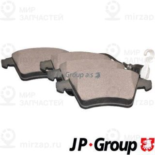 Комплект тормозных колодок (дисковый тормоз) JP GROUP 1163604010