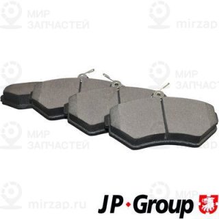 Комплект тормозных колодок (дисковый тормоз) JP GROUP 1163604910