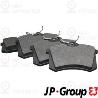 Комплект тормозных колодок (дисковый тормоз) JP GROUP 1163705310