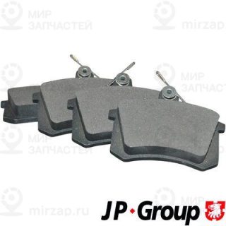 Комплект тормозных колодок (дисковый тормоз) JP GROUP 1163705810