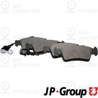 Комплект тормозных колодок (дисковый тормоз) JP GROUP 1163706710