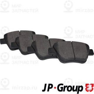 Комплект тормозных колодок (дисковый тормоз) JP GROUP 1163707210