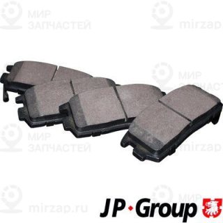 Комплект тормозных колодок (дисковый тормоз) JP GROUP 1263701410