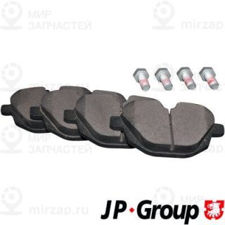 Комплект тормозных колодок (дисковый тормоз) JP GROUP 1463701610