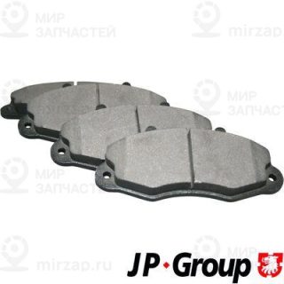 Комплект тормозных колодок (дисковый тормоз) JP GROUP 1563600510