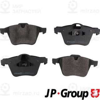 Комплект тормозных колодок (дисковый тормоз) JP GROUP 1563602610