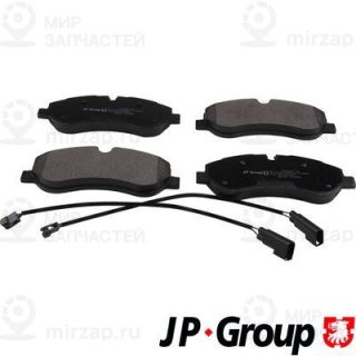 Комплект тормозных колодок (дисковый тормоз) JP GROUP 1563607710