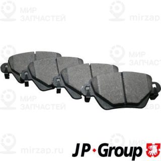 Комплект тормозных колодок (дисковый тормоз) JP GROUP 1563700210