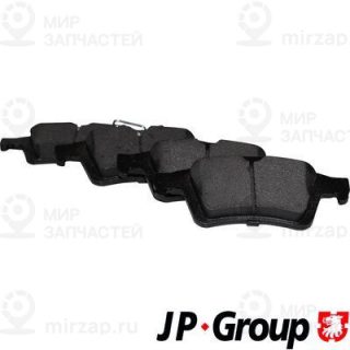 Комплект тормозных колодок (дисковый тормоз) JP GROUP 1563701510