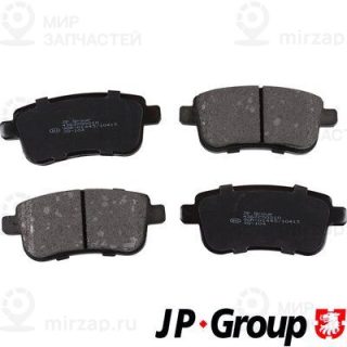 Комплект тормозных колодок (дисковый тормоз) JP GROUP 4363700210