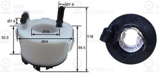 Фильтр топливный JS FS9219