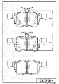 Запчасть KASHIYAMA D20089MH