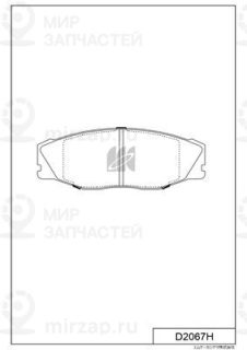 Запчасть KASHIYAMA D2067H