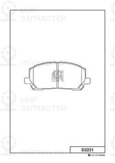 Запчасть KASHIYAMA D2231