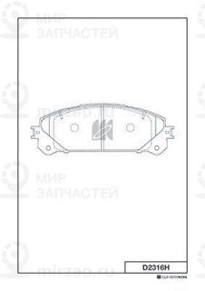 Запчасть KASHIYAMA D2316H