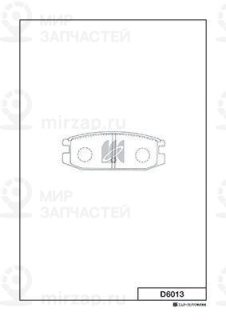 Запчасть KASHIYAMA D6013