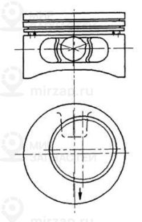Запчасть KOLBENSCHMIDT 92123610