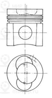 Запчасть KOLBENSCHMIDT 93137600