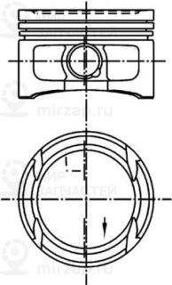 Поршень KOLBENSCHMIDT 99562600