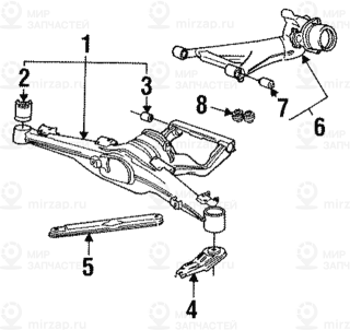 Запчасть BMW 33321125665
