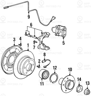 Запчасть BMW 33411095768