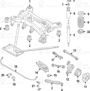 Запчасть BMW 33536790118