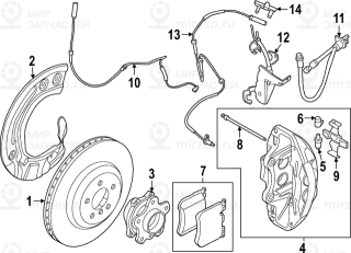 Запчасть BMW 34107915322
