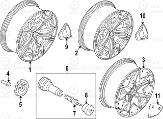 Запчасть BMW 36115A02658