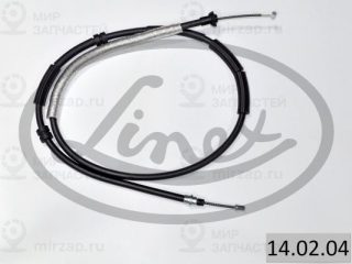Трос стояночного тормоза LINEX 140204