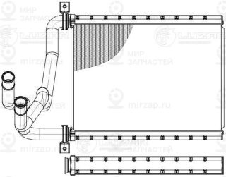 Теплообменник отопителя салона LUZAR LRH1912