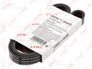 Ремень поликлиновой LYNX 6PK1380