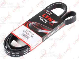 Ремень поликлиновой LYNX 6PK1670