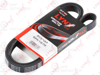 Ремень поликлиновой LYNX 6PK1678