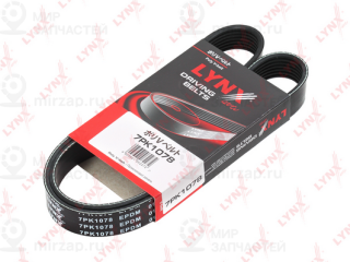 Ремень поликлиновой LYNX 7PK1078