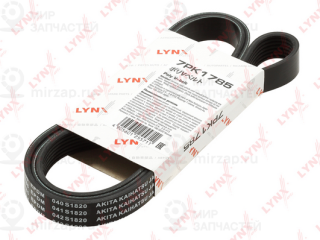 Ремень поликлиновой LYNX 7PK1785