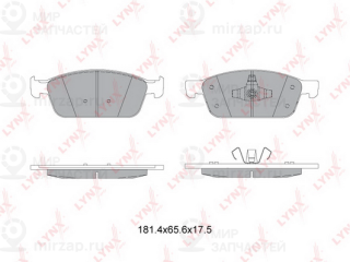 Комплект тормозных колодок (дисковый тормоз) LYNX BD3036
