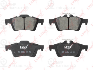 Комплект тормозных колодок (дисковый тормоз) LYNX BD3045