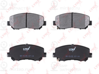Комплект тормозных колодок (дисковый тормоз) LYNX BD5125