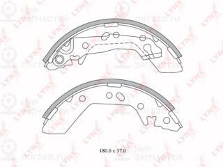 Комплект тормозных колодок LYNX BS6301
