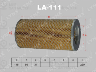 Фильтр воздушный LYNX LA111
