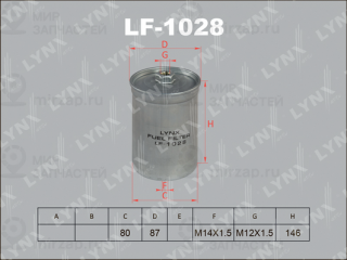 Фильтр топливный LYNX LF1028