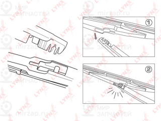 Щетка стеклоочистителя LYNX LR35T