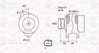 Запчасть MAGNETI MARELLI 063731837010