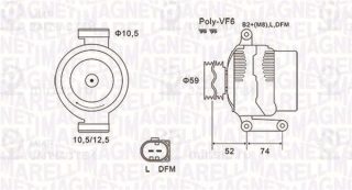 Запчасть MAGNETI MARELLI 063731928010