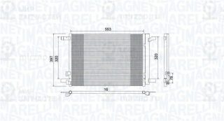 Конденсатор кондиционера MAGNETI MARELLI 350203964000