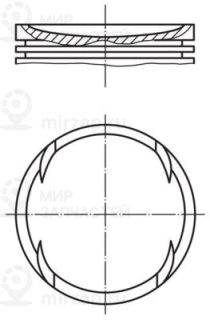 Поршень MAHLE 0014002