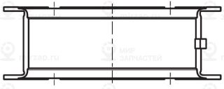 Подшипник коленвала MAHLE 001FL10358000